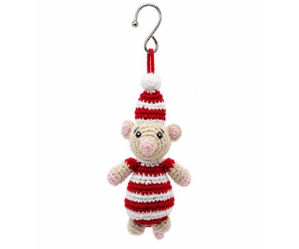 stripe mouse decoration